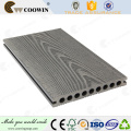 Wooden bridge hollow wpc decking board grey